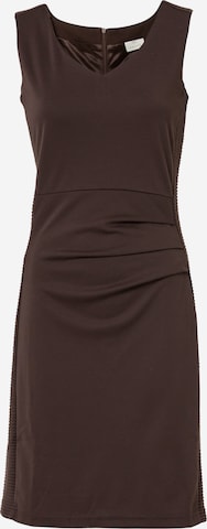 Kaffe Sheath Dress 'Sara' in Brown: front