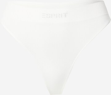 ESPRIT Thong in White: front