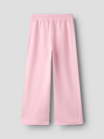 NAME IT - Pierna ancha Pantalón en rosa