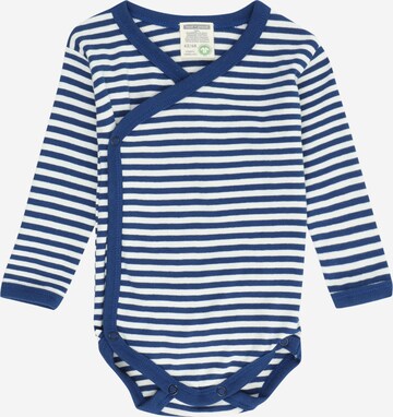 Tutina / body per bambino di loud + proud in blu: frontale