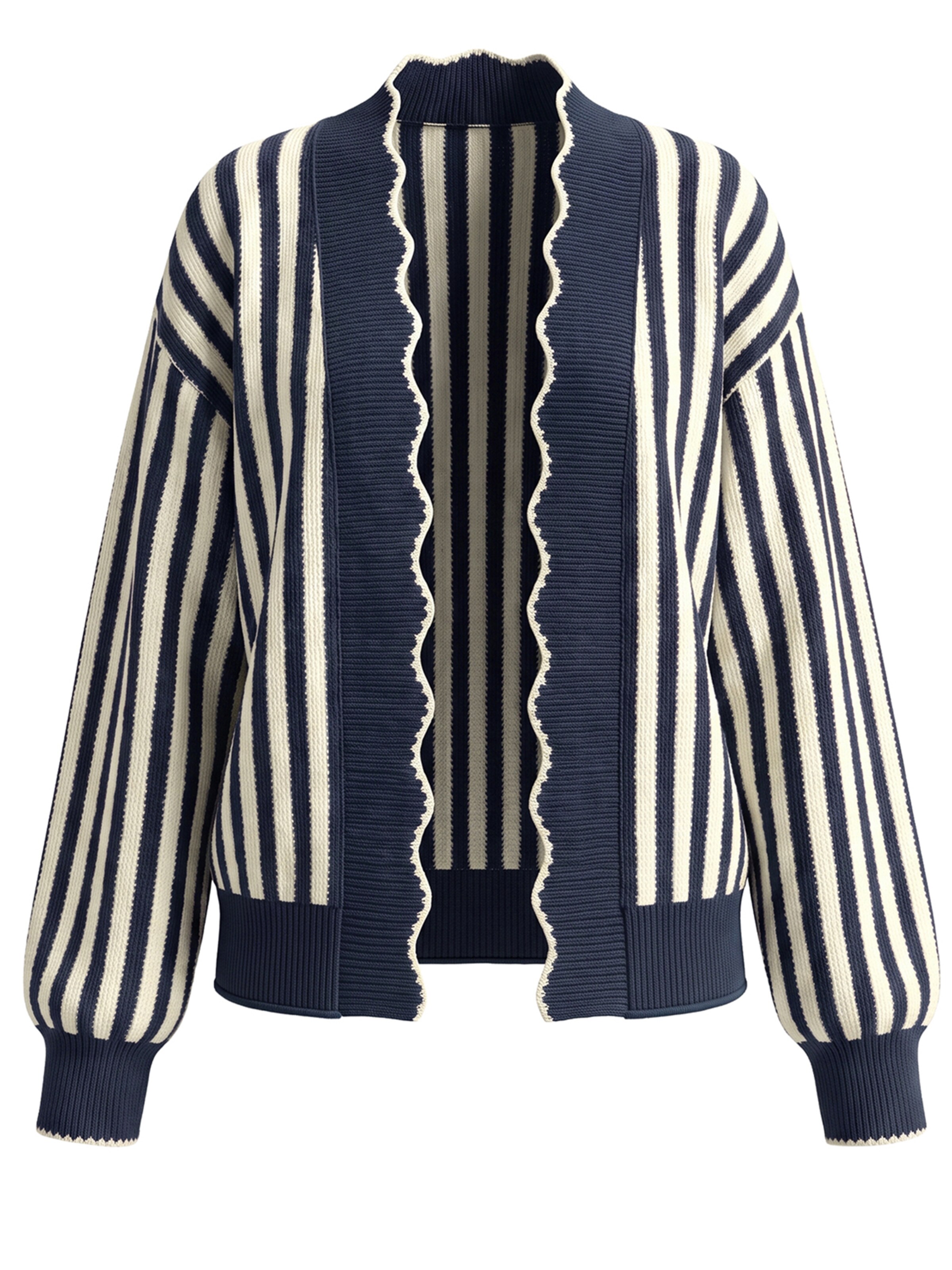Imily Bela Cárdigan en S en navy / blanco, Vista del producto
