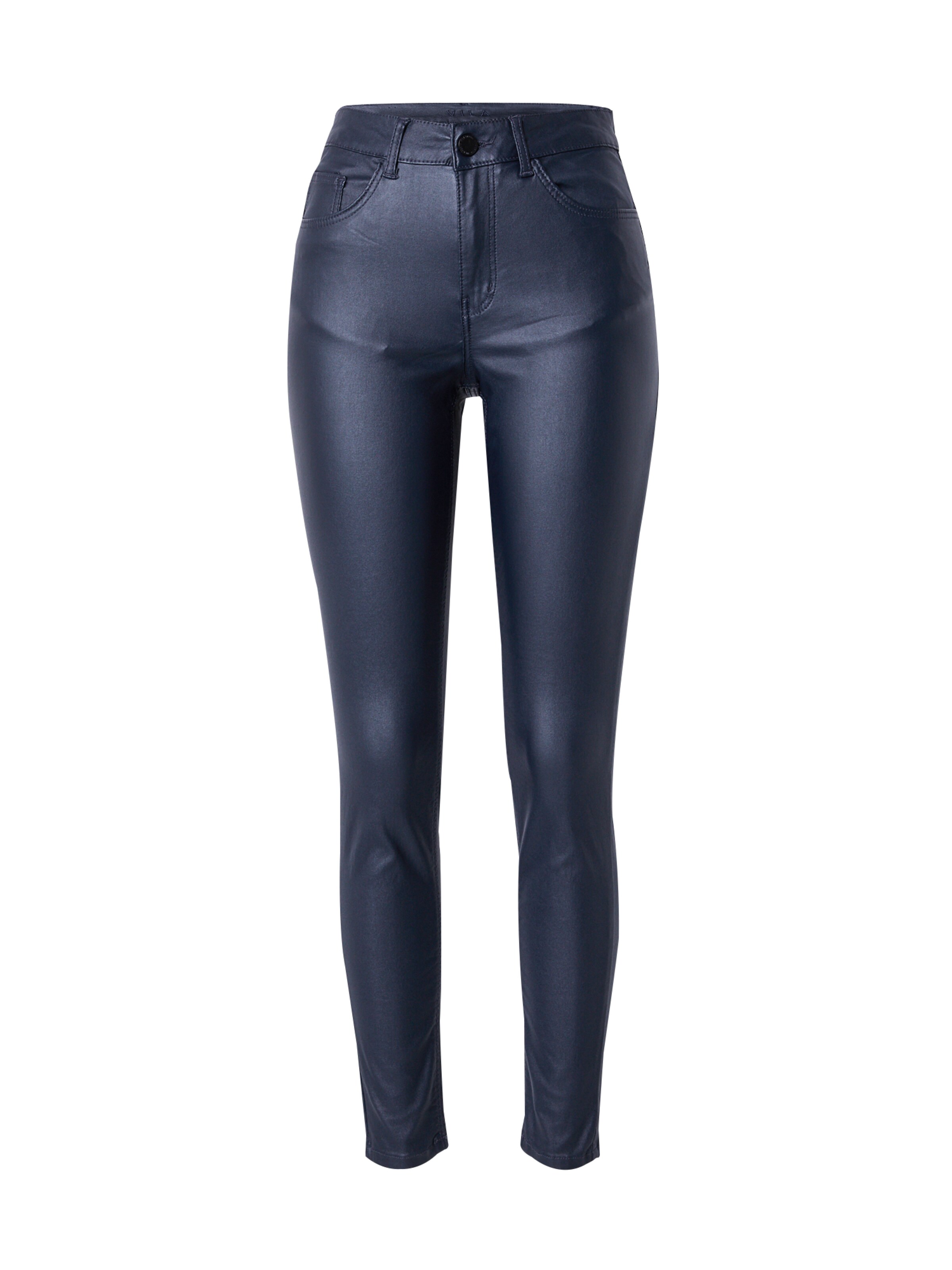 Slimfit Pantaloni 'Sarah' de la VILA pe albastru: față