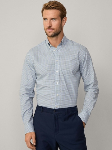 Hackett London Slim Fit Hemd in Grün: Vorderseite