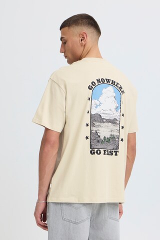 !Solid Rundhalsshirt ' SDUstance ' in Beige