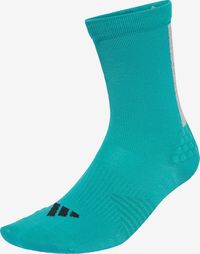 ADIDAS PERFORMANCE Sportsocken 'Cycling' in türkis / grau / schwarz, Produktansicht