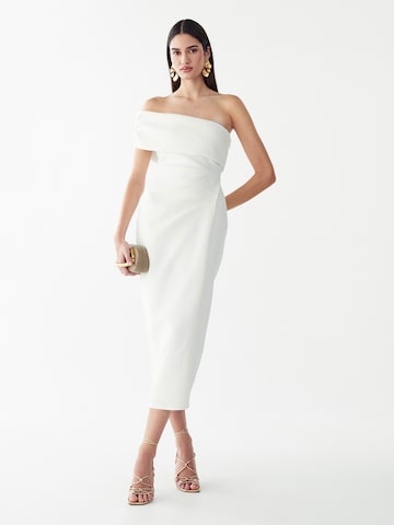 BWLDR Cocktailjurk 'LILA' in Wit