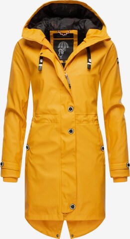 NAVAHOO Raincoat 'Rainy Flower' in Yellow