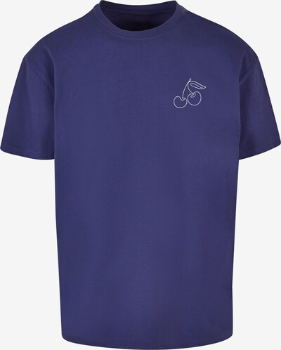 Merchcode T-Shirt 'Cherry' en bleu marine / blanc, Vue avec produit