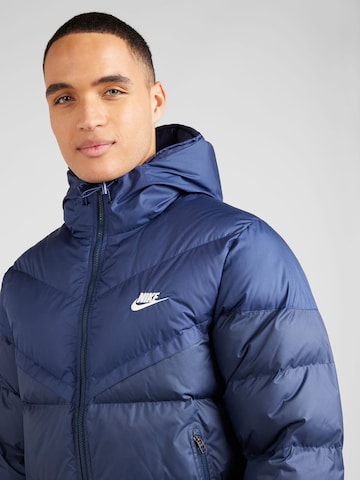 Nike Sportswear Zimní bunda – modrá