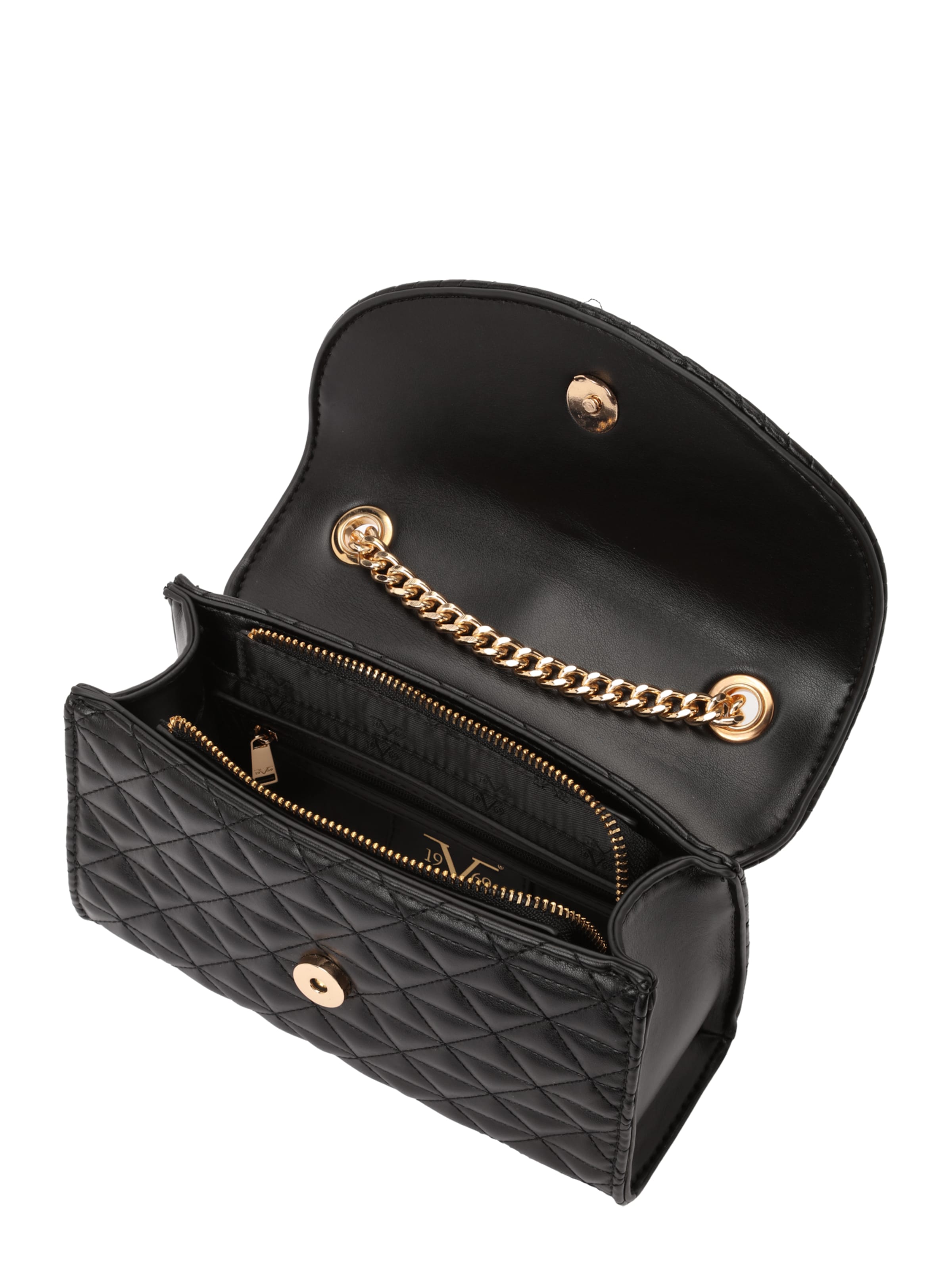 Sac à bandoulière 'Alba' 19V69 ITALIA en noir : au dessus