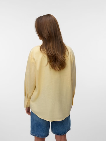 Chemisier 'VMMarley' VERO MODA en jaune