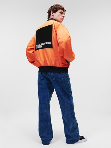 Veste mi-saison KARL LAGERFELD JEANS en orange