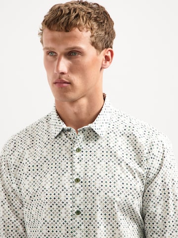 No Excess Regular fit Overhemd in Groen