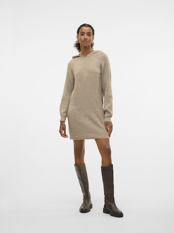 VERO MODA Strikkjole 'DOFFY' i beige
