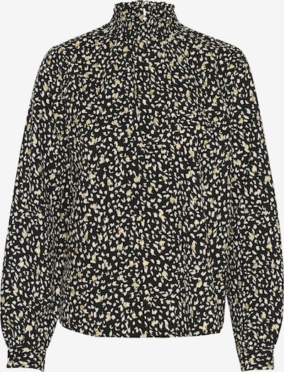 Kaffe Bluse 'KA Malene' in gold / schwarz / weiß, Produktansicht