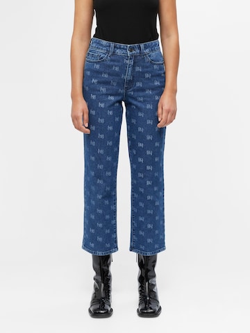 OBJECT Regular Jeans in Blauw: voorkant