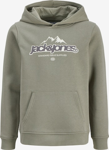 Jack & Jones Junior Mikina 'JCOFlare' – zelená: přední strana