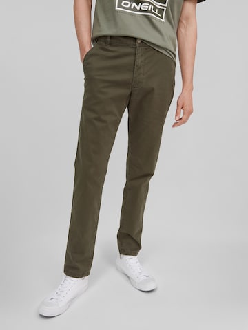 O'NEILL Slimfit Kalhoty – zelená: přední strana