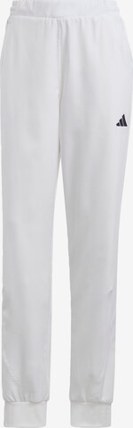 ADIDAS PERFORMANCE - Tapered Pantalón deportivo 'Pro ' en blanco: frente