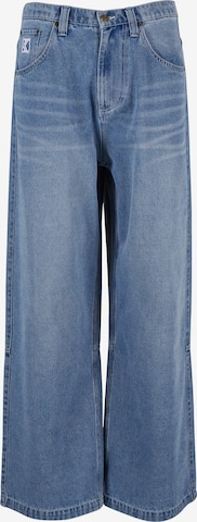 Karl KaniWide Leg/ Široke nogavice Traperice - plava boja: prednji dio