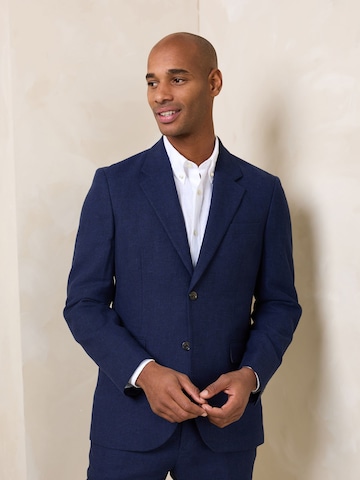 Coupe slim Veste de costume Next en bleu : devant