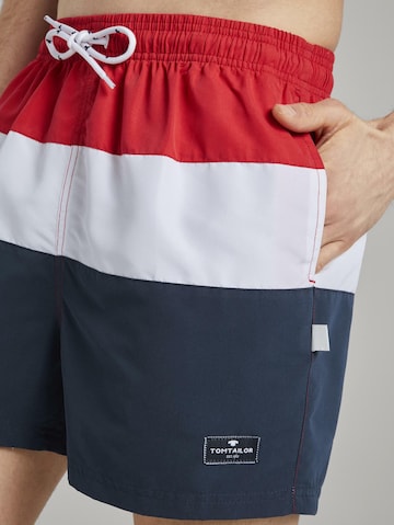 TOM TAILOR Board Shorts 'Tanjo' in Mixed colors