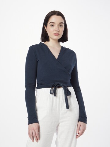 Pull-over de sport super.natural en bleu : devant