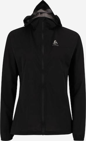 ODLO Athletic Jacket in Black: front