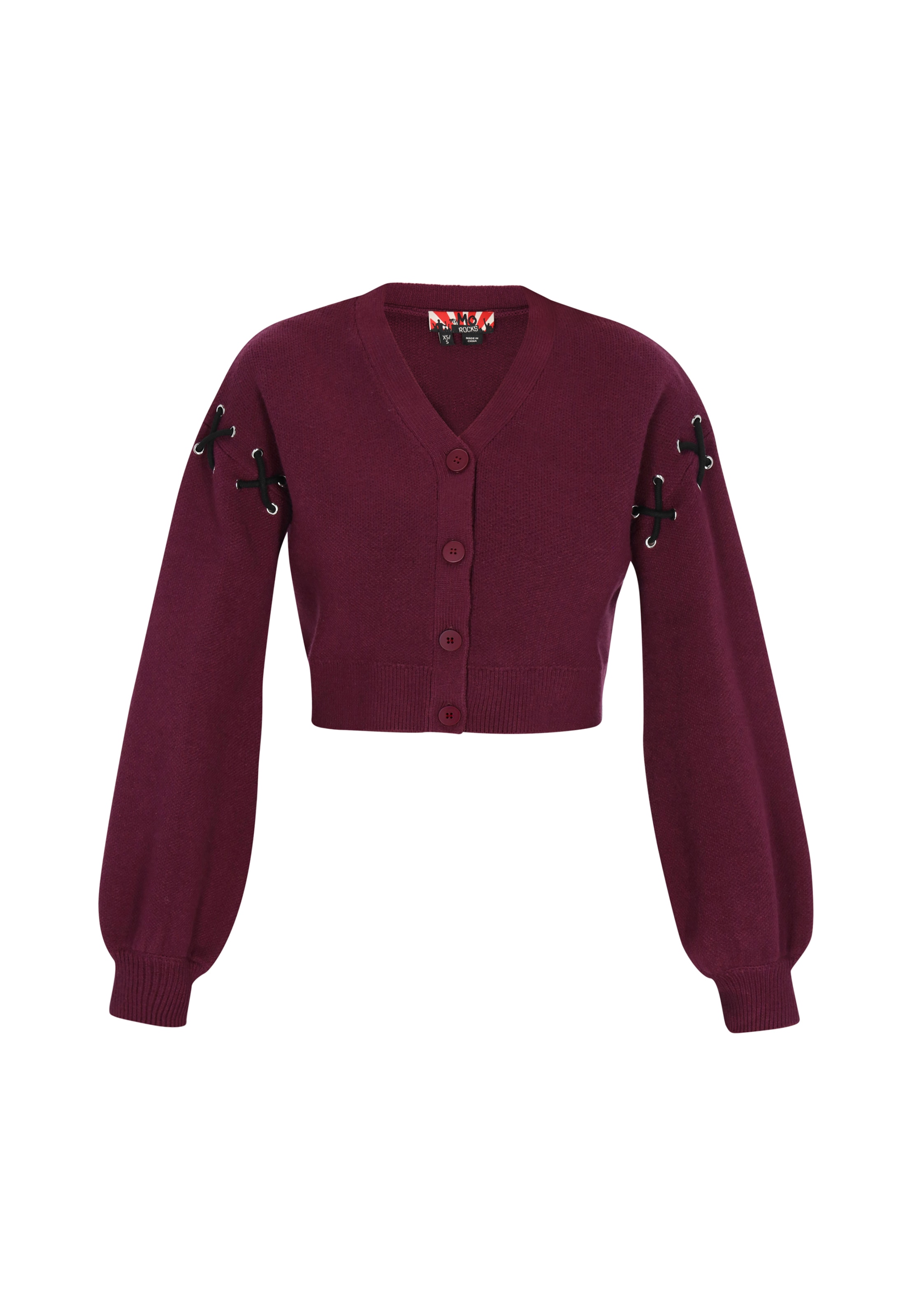 myMo ROCKS Neuletakki värissä punainen: etupuoli