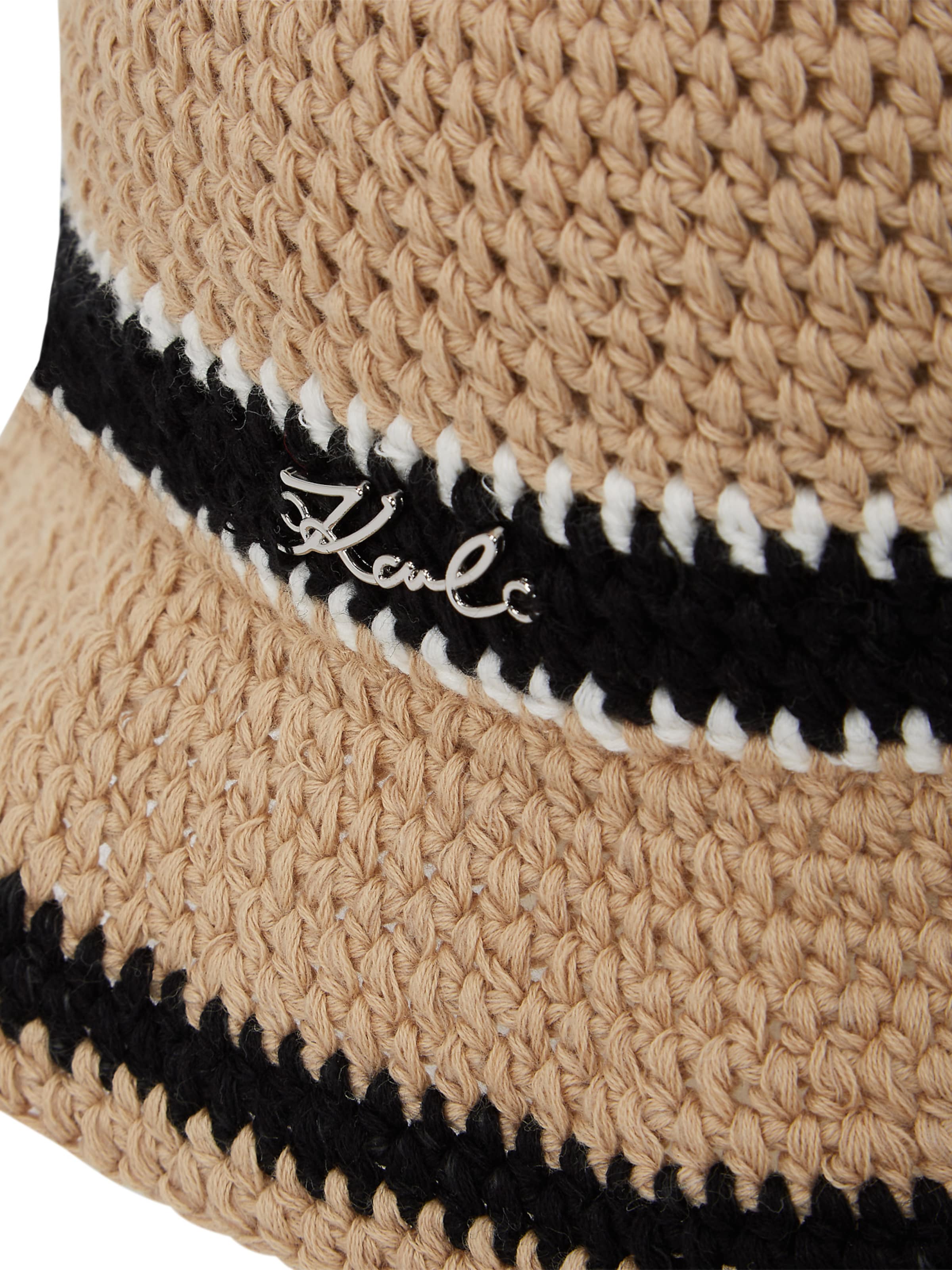 bēšs Karl Lagerfeld Hūte