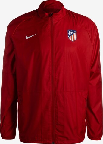 Giacca per l'allenamento 'Atlético Madrid Academy' di NIKE in rosso: frontale