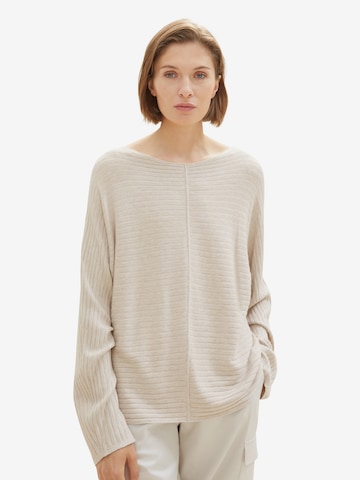 TOM TAILOR Pullover in Grau