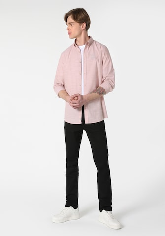 Colin's Regular fit Button Up Shirt in Pink