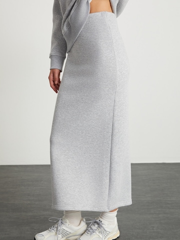 Gonna di Grimelange in grigio: frontale