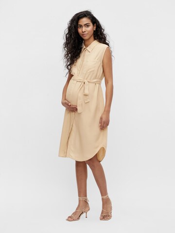 MAMALICIOUS Kleid 'Mercy' in Beige