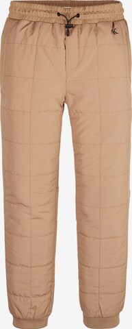 Calvin Klein Jeans Pants in Beige: front