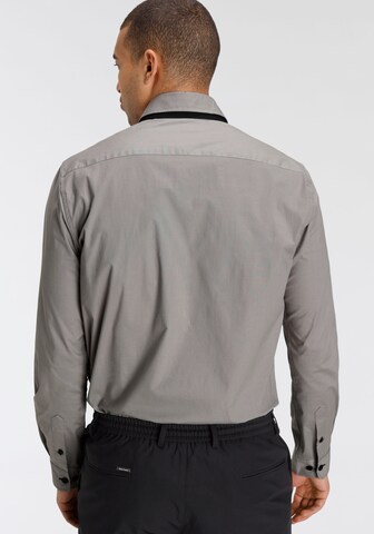 BRUNO BANANI Regular fit Business Shirt in Grey