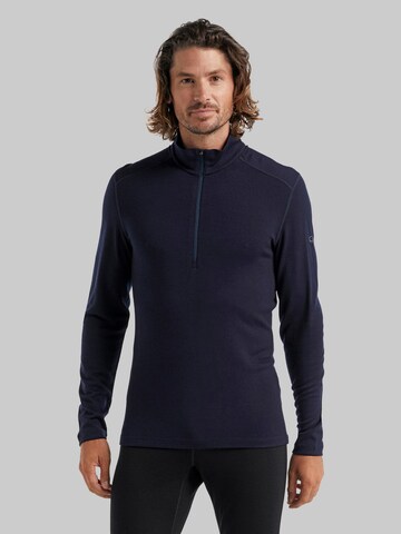 Base layer di ICEBREAKER in blu: frontale