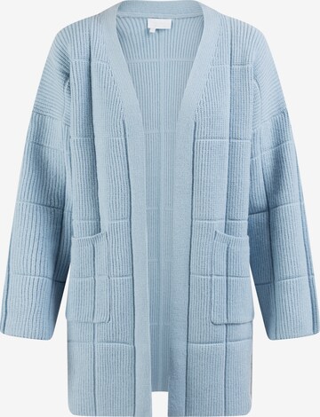 usha WHITE LABEL Knit Cardigan in Blue: front