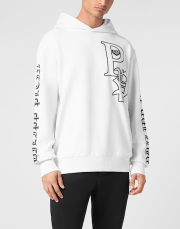 Philipp Plein Sweatshirt 'Gothic Plein' in Weiß