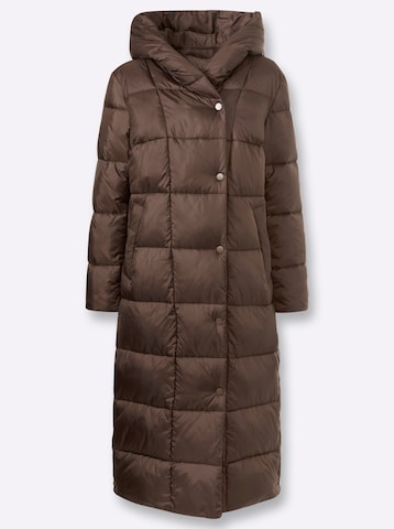 Cappotto invernale di heine in marrone: frontale
