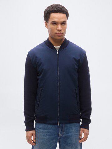 BOSS Strickjacke 'C-Ubaio' in Blau: Vorderseite