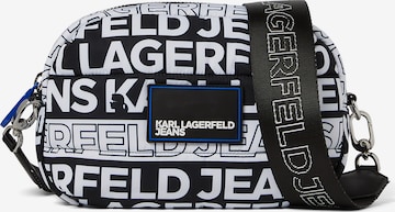Karl Lagerfeld Axelremsväska i svart: framsida