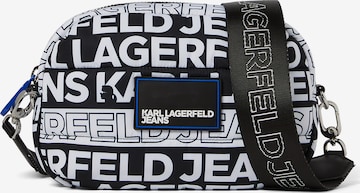 Karl Lagerfeld - Bolso de hombro en negro: frente