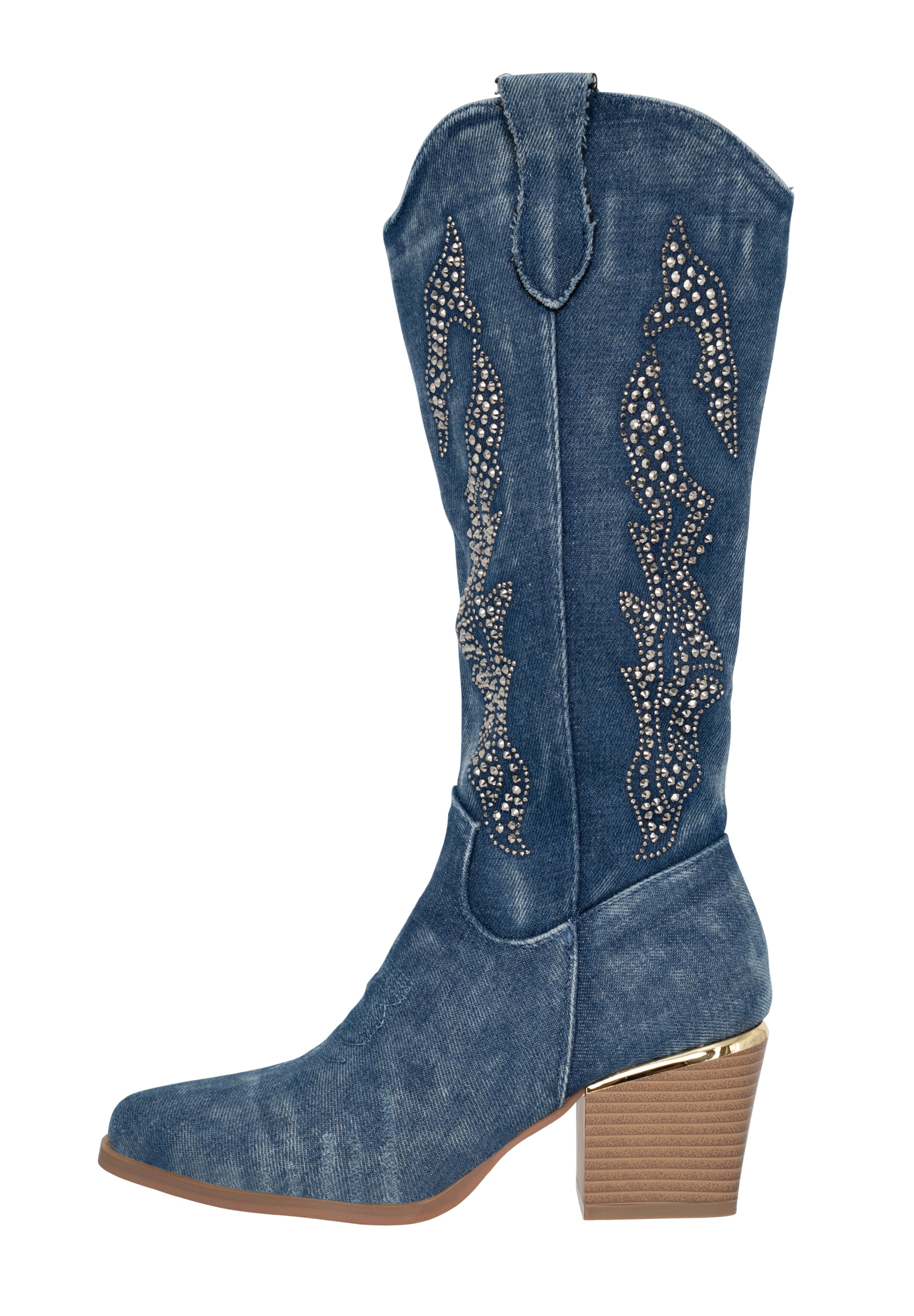 Stivale da cowboy di Salinyang in blu