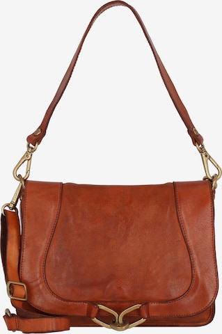 Campomaggi Shoulder Bag in Brown: front