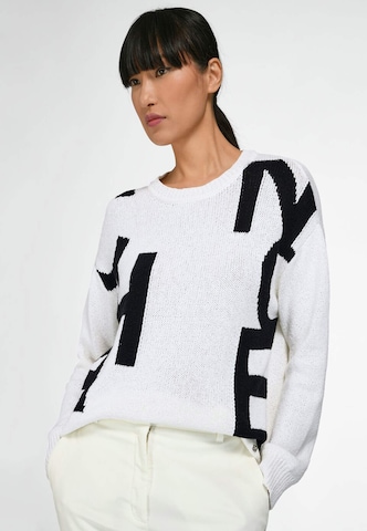 Basler Sweater in White: front
