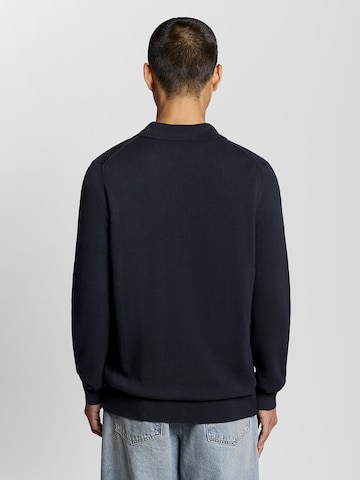 Lyle & Scott Gebreid vest in Blauw