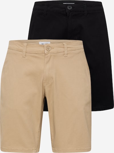 Pantaloni chino 'CAM' Only & Sons di colore beige / nero, Visualizzazione prodotti