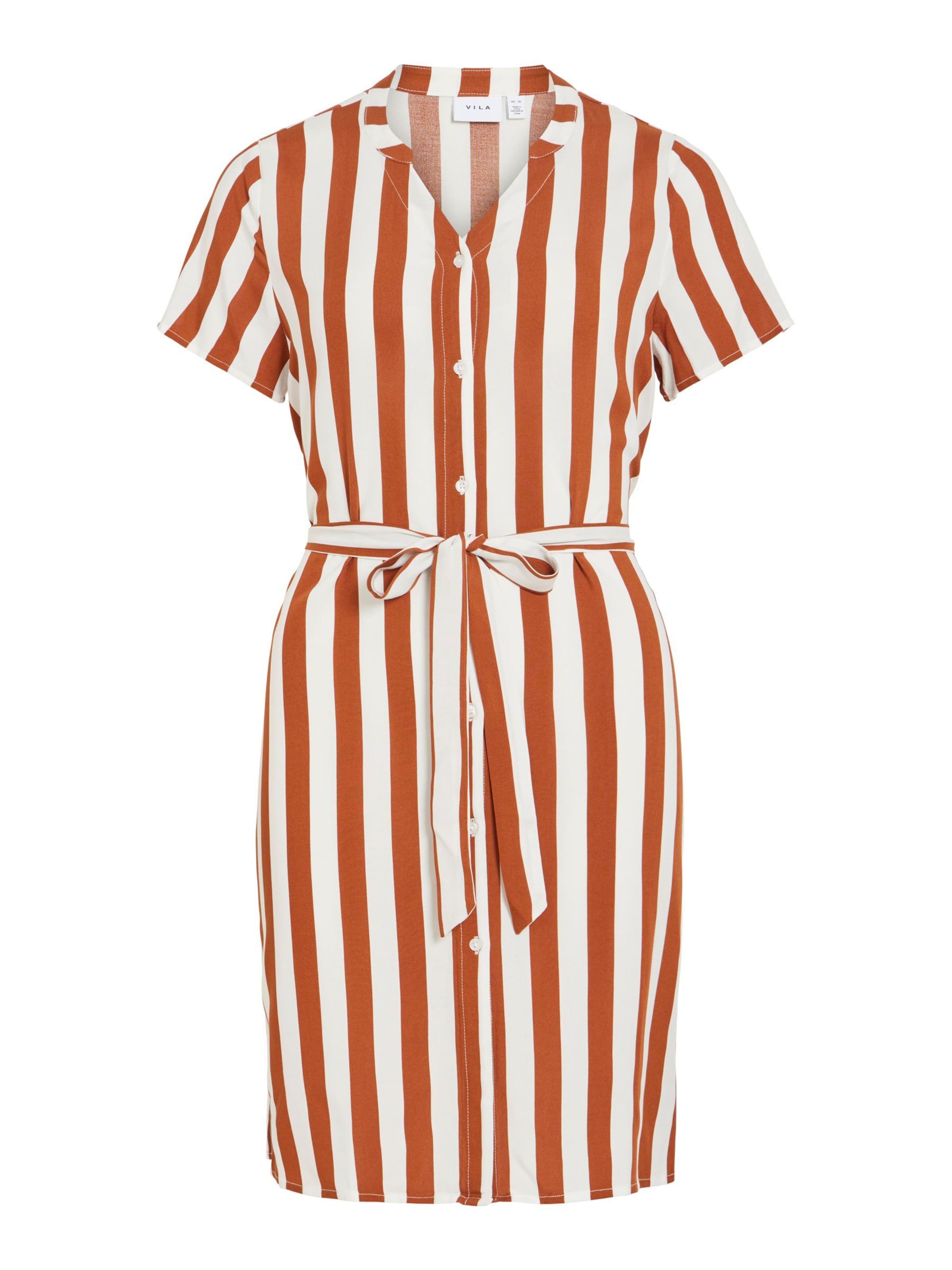 Robe-chemise 'VIIda Paya' VILA en marron : devant